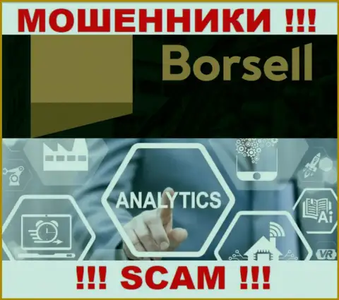 Воры Borsell Ru, работая в области Аналитика, обувают клиентов