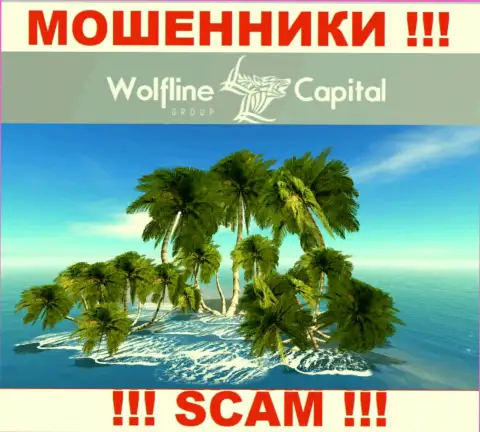 Аферисты Wolfline Capital LLC не показывают правдивую инфу касательно своей юрисдикции