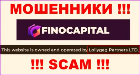 Инфа о юридическом лице FinoCapital, ими оказалась контора Лоллигаг Партнерс ЛТД