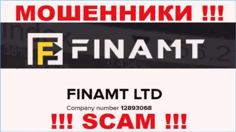 Finamt - это МОШЕННИКИ, принадлежат они Finamt LTD