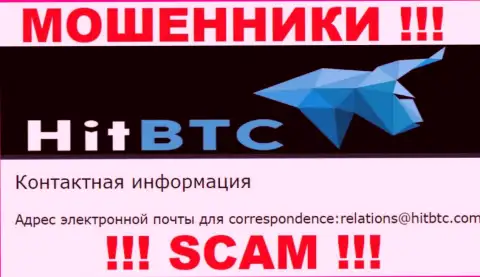 Не стоит контактировать через электронный адрес с компанией HitBTC - МОШЕННИКИ !!!