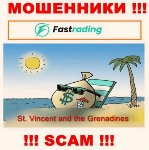 Оффшорные интернет-мошенники FasTrading Com скрываются тут - St. Vincent and the Grenadines