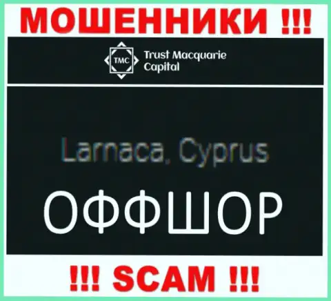 Траст М Капитал расположились в офшорной зоне, на территории - Cyprus