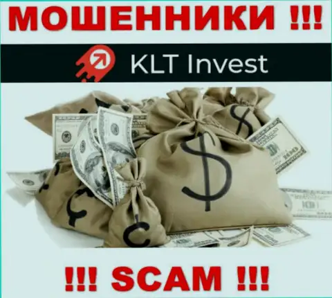 KLT Invest - это ЛОХОТРОН !!! Заманивают клиентов, а после этого прикарманивают их финансовые вложения