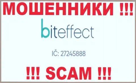 Рег. номер еще одной мошеннической компании B-Efekt a.s. - 27245888