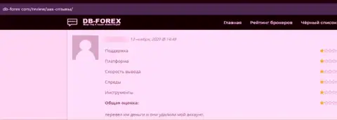 Мнение клиента, который поверил в порядочность AAX Лимитед и лишился денег