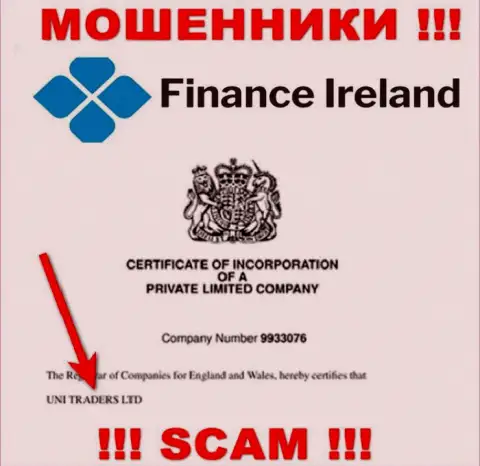 FinanceIreland вроде бы, как владеет компания Юни Трейдерс Лтд