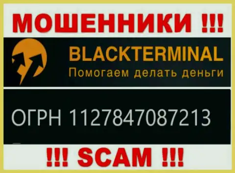 BlackTerminal Ru мошенники всемирной сети !!! Их номер регистрации: 1127847087213