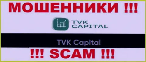 TVK Capital - это юридическое лицо internet махинаторов TVK Capital