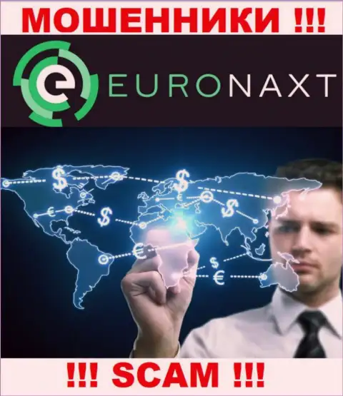 Не вводите накопления в EuroNaxt Com, сфера деятельности которых - Broker