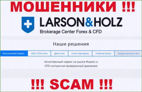 Larson Holz - это ВОРЫ, прокручивают делишки в области - Forex