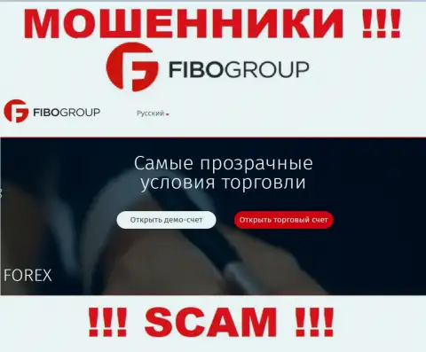 Вид деятельности организации Fibo Forex - это ловушка для лохов