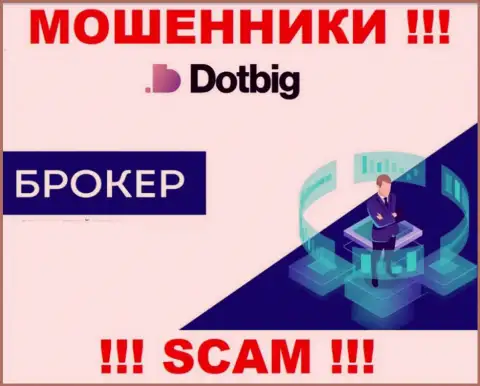 DotBig это МОШЕННИКИ, сфера деятельности которых - Брокер