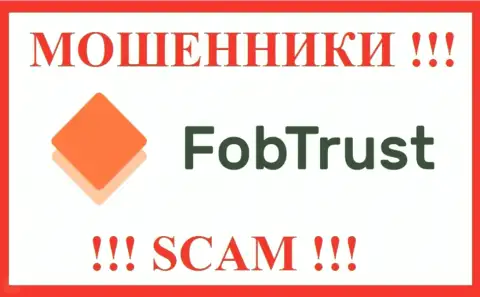 Лого МОШЕННИКА FobTrust Com