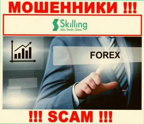 Что касается области деятельности Skilling (FOREX) - это сто процентов разводняк